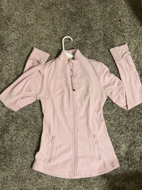 Lululemon pink define jacket size 4!